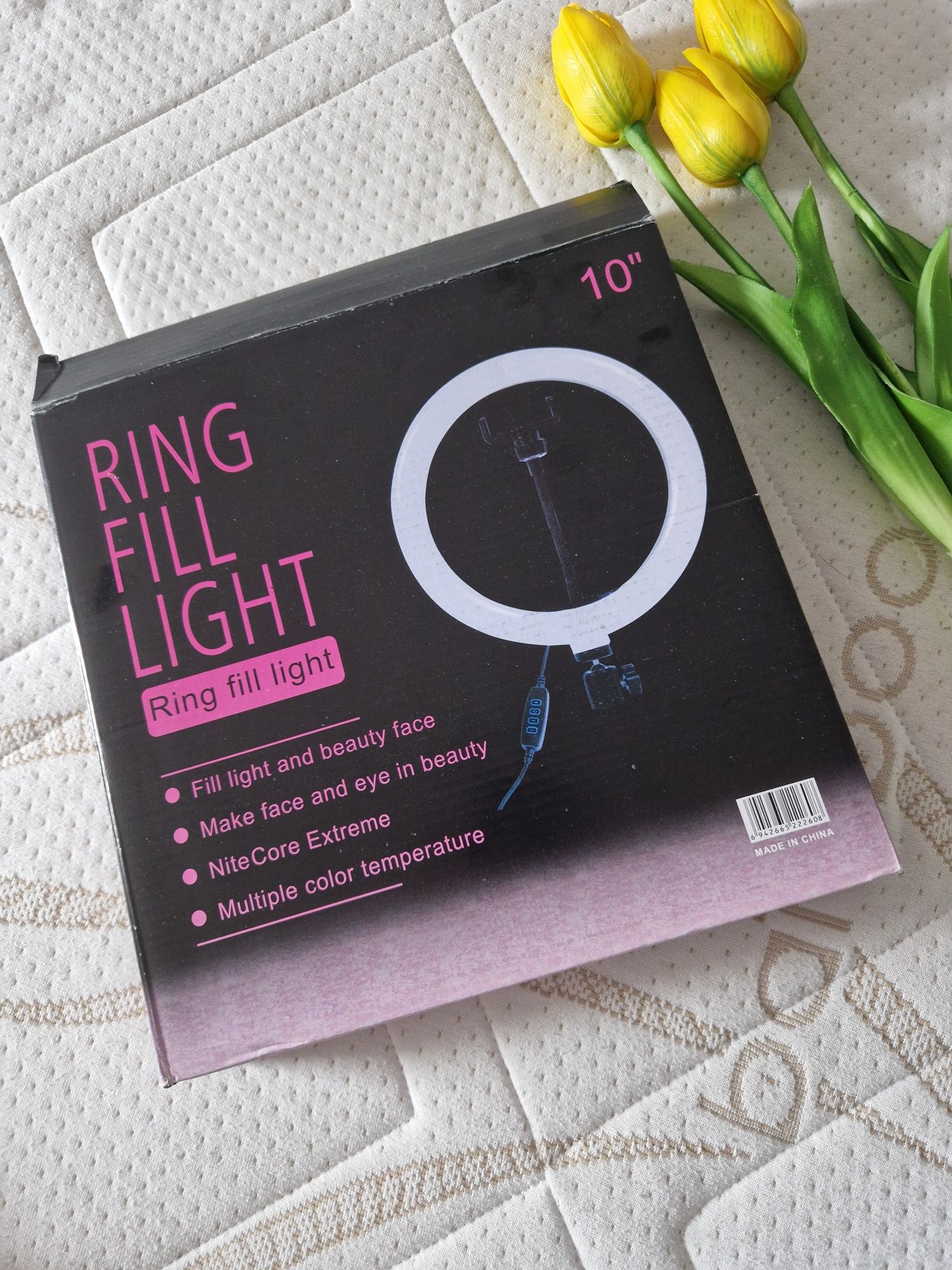 Lampa pierścieniowa led uv usb – idealna do selfie, zdjęć i nagrań