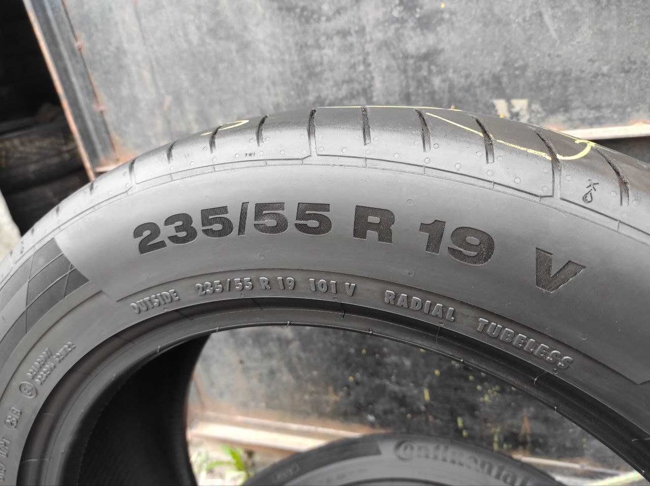 Continental Conti Sport Contact 5 235/55r19 2шт, 19год, 4,6мм, ЛЕТО