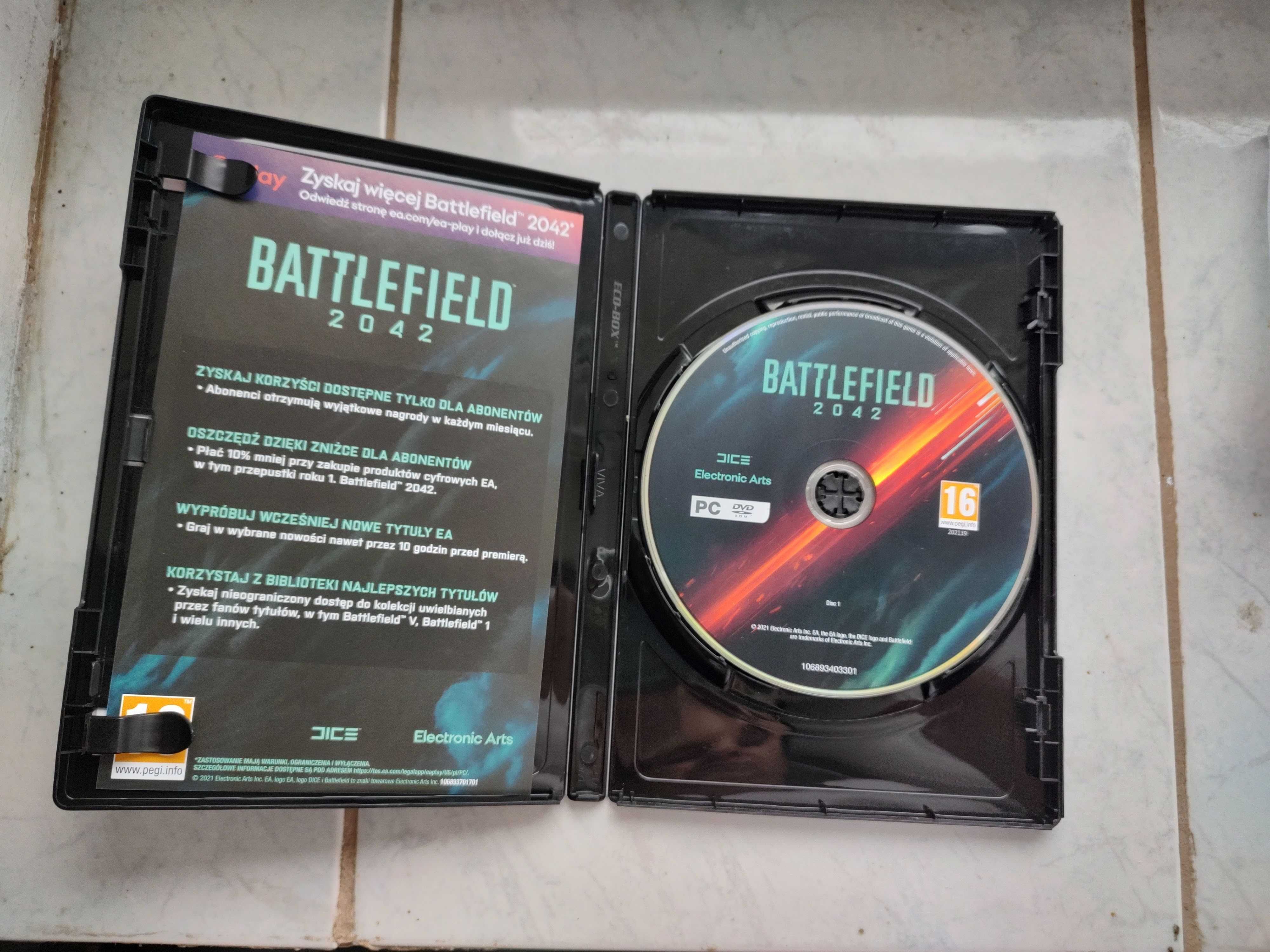 Battlefield 2042 Pc Pudełko Box Po Grze