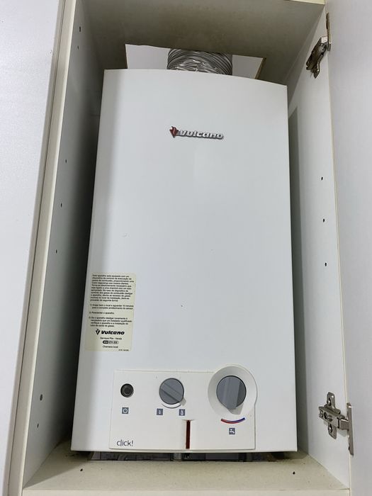 Esquentador inteligente Vulcano gas botija