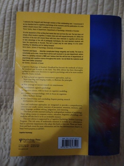 Livro cognitive psycology