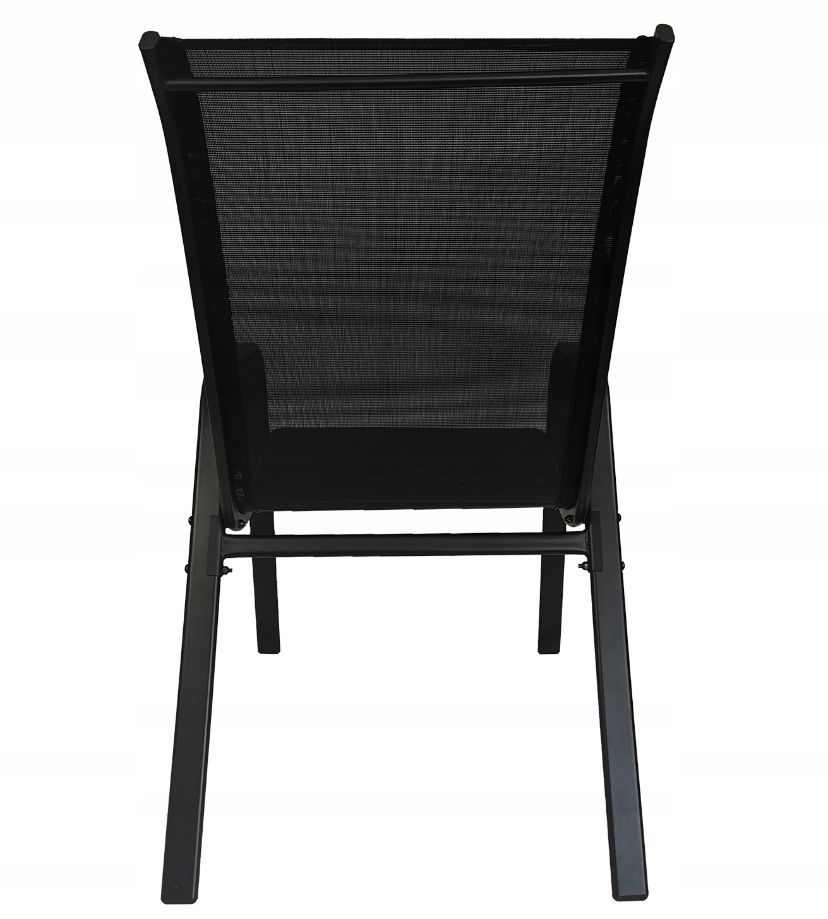 Krzesło krzesła ogrodowe 6 szt metalowe stabilne