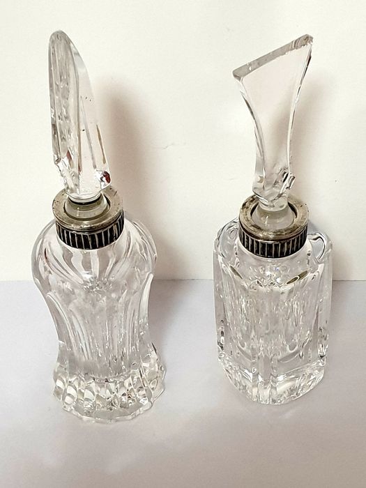 Conjunto de 2 frascos de perfume Cristal Atlantis