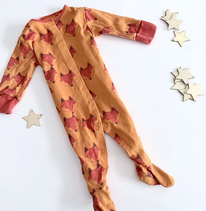 R.68 next pajacyk dla chłopca liski