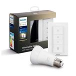 Kit Philips HUE DIM 9W E27 White + Comando