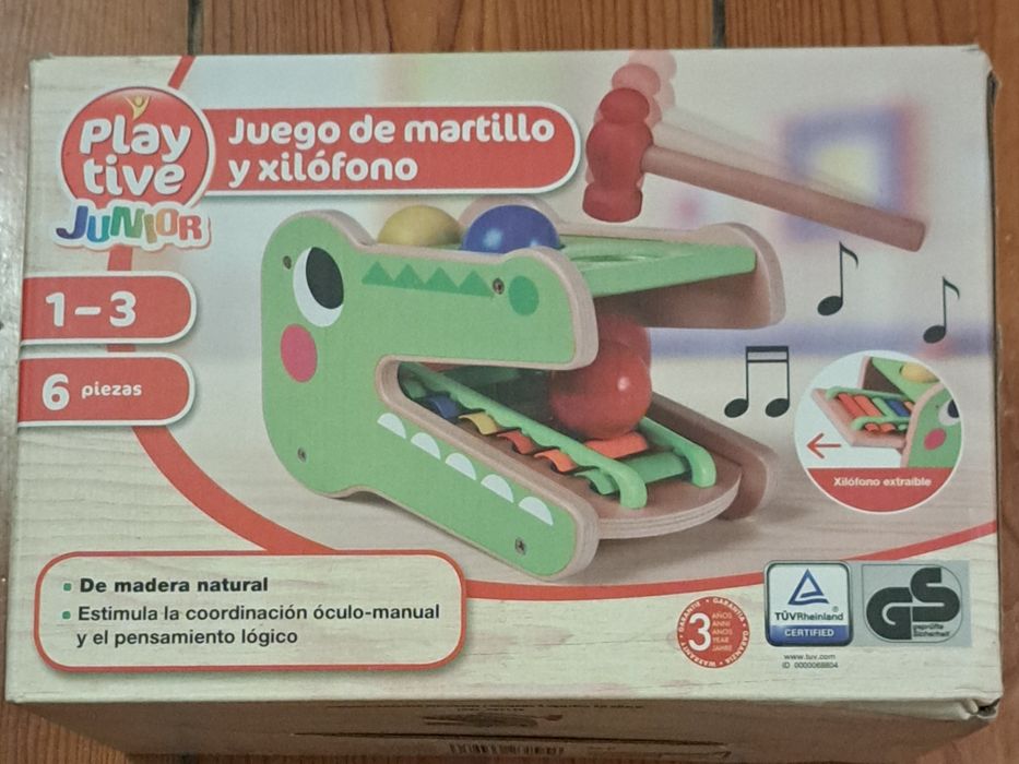 Jogo martelo e xilofone (muito bom estado)
