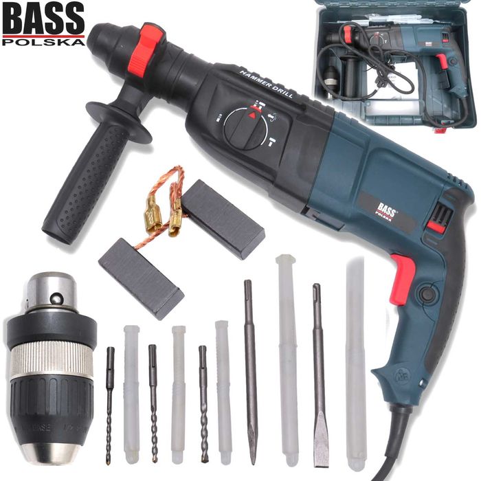 BASS POLSKA Młotowiertarka Wiertarka Młot Udarowy Sds+ 2500w BP5233