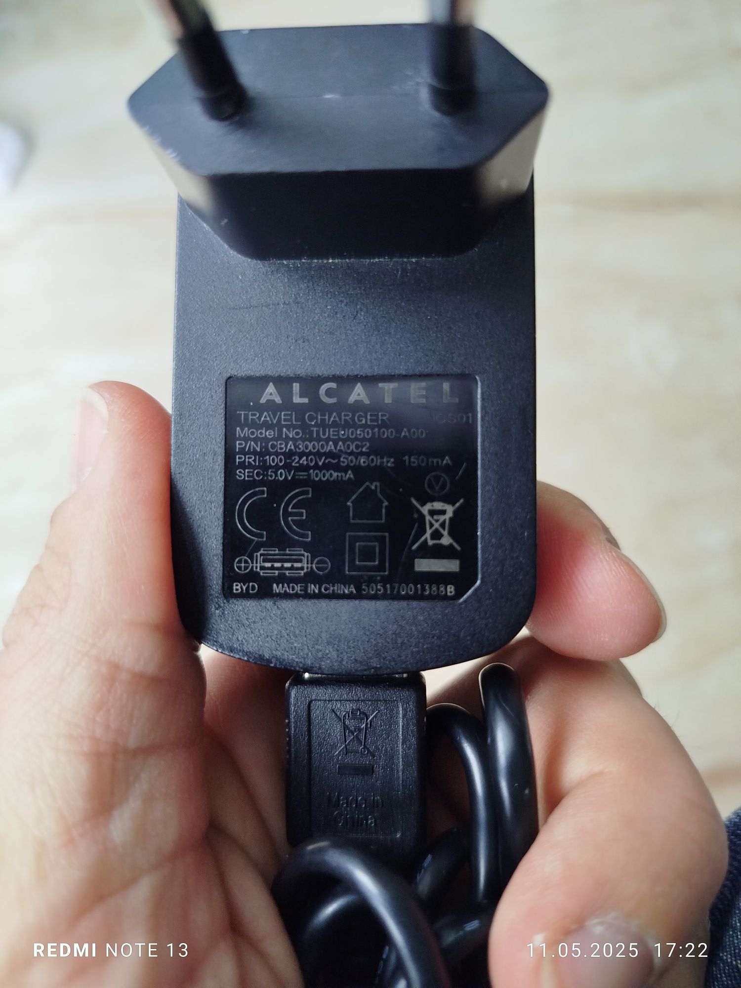 Ładowarka sieciowa Alcatel