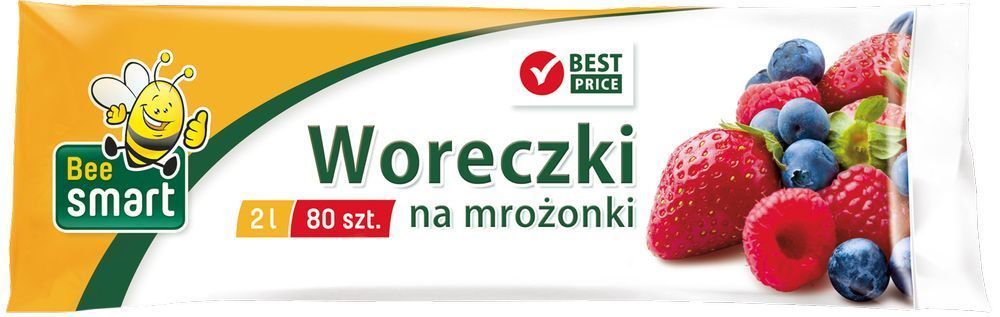 Paclan worki na mrożonki 2L 80 sztuk