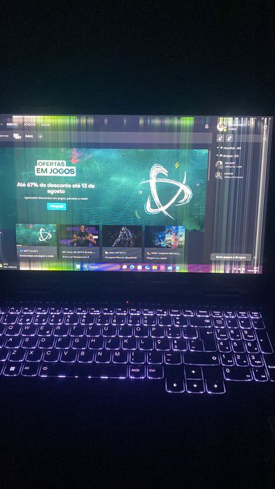 Portátil gaming lenovo ryzen 7 gráfica 4060