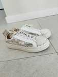 Trampki  sneakersy Chloe  koronkowo skórzane 37 sznurowane