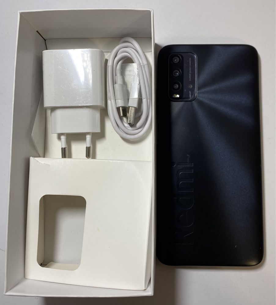 Мобільний телефон Xiaomi Redmi 9T 4+1/64 коробка, комплект!