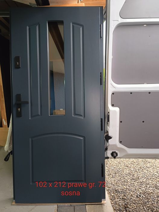 Drzwi zewnętrzne drewniane Erkado