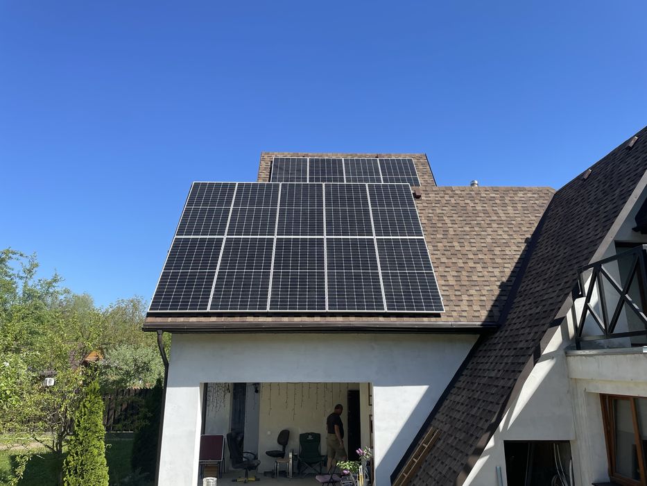 ПРОФЕСІЙНА Сонячна станція, сєс гібридний інвертор та lifepo4