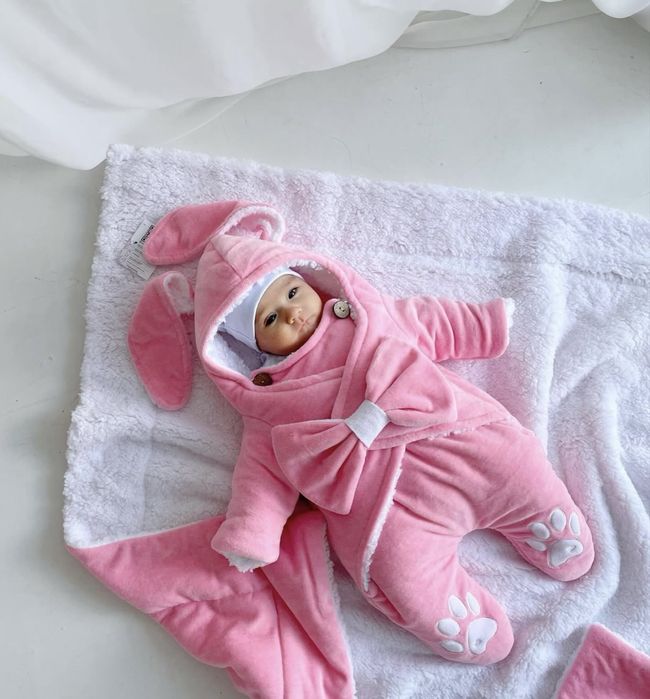 Демісезонний комбінезон на виписку, прогулок від 0 до 3 міс.