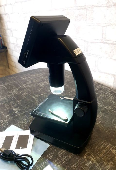 Мікроскоп цифровий (микроскоп) 4.3 дюйма, підключається до комп'ютера.