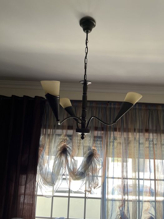 Conjunto de candeeiros de sala