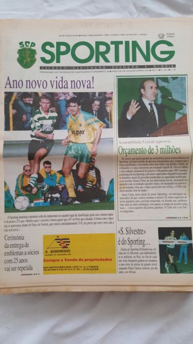 Sporting-jornais antigos