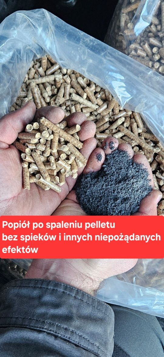 Dębowy 100% pelet drzewny OGNISTY pellet!!!  jak węgiel