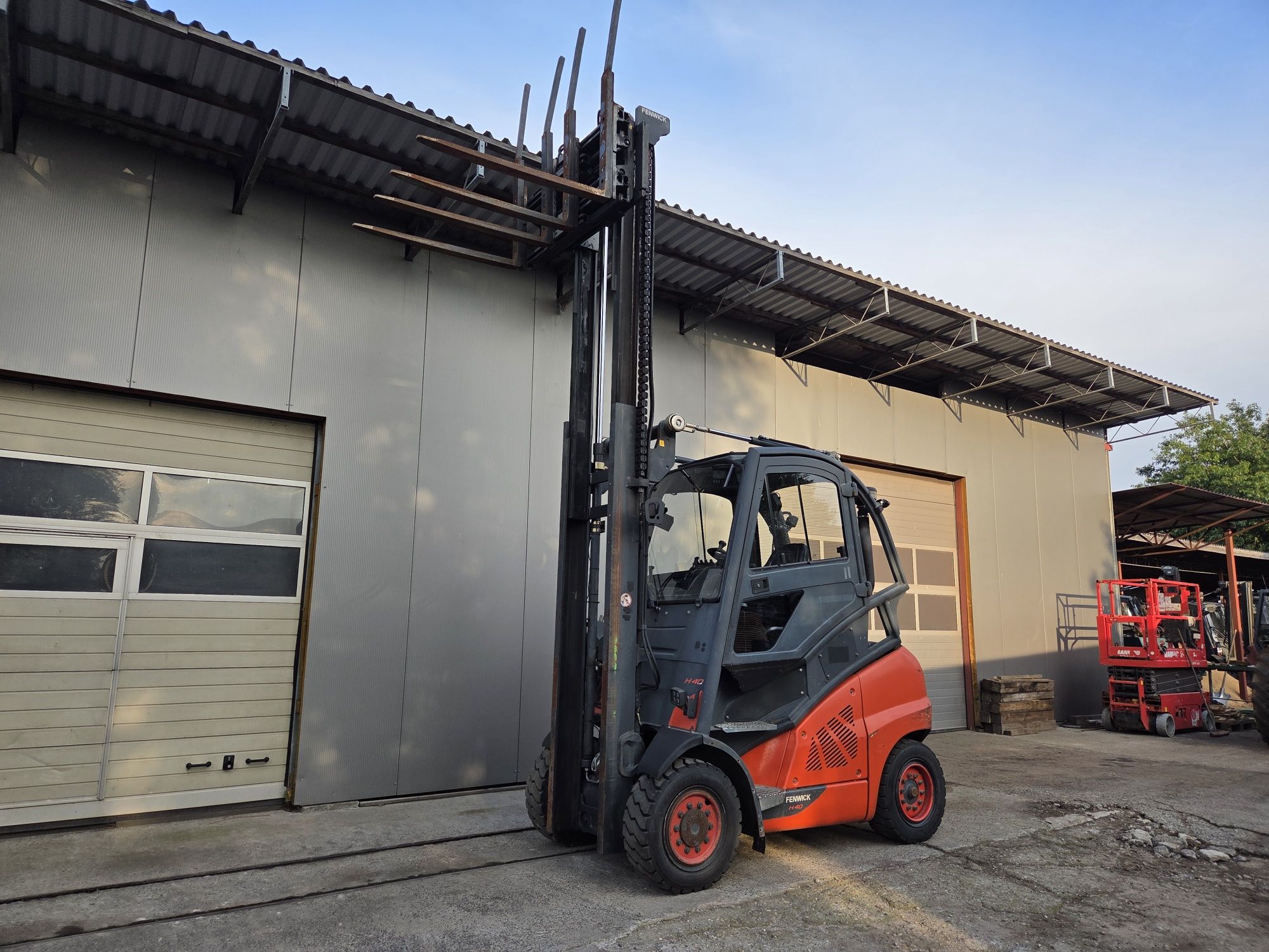 Wózek widłowy Linde H40D EVO, 2013 Rok, Paletyzer, Kabina, Diesel, 4 t
