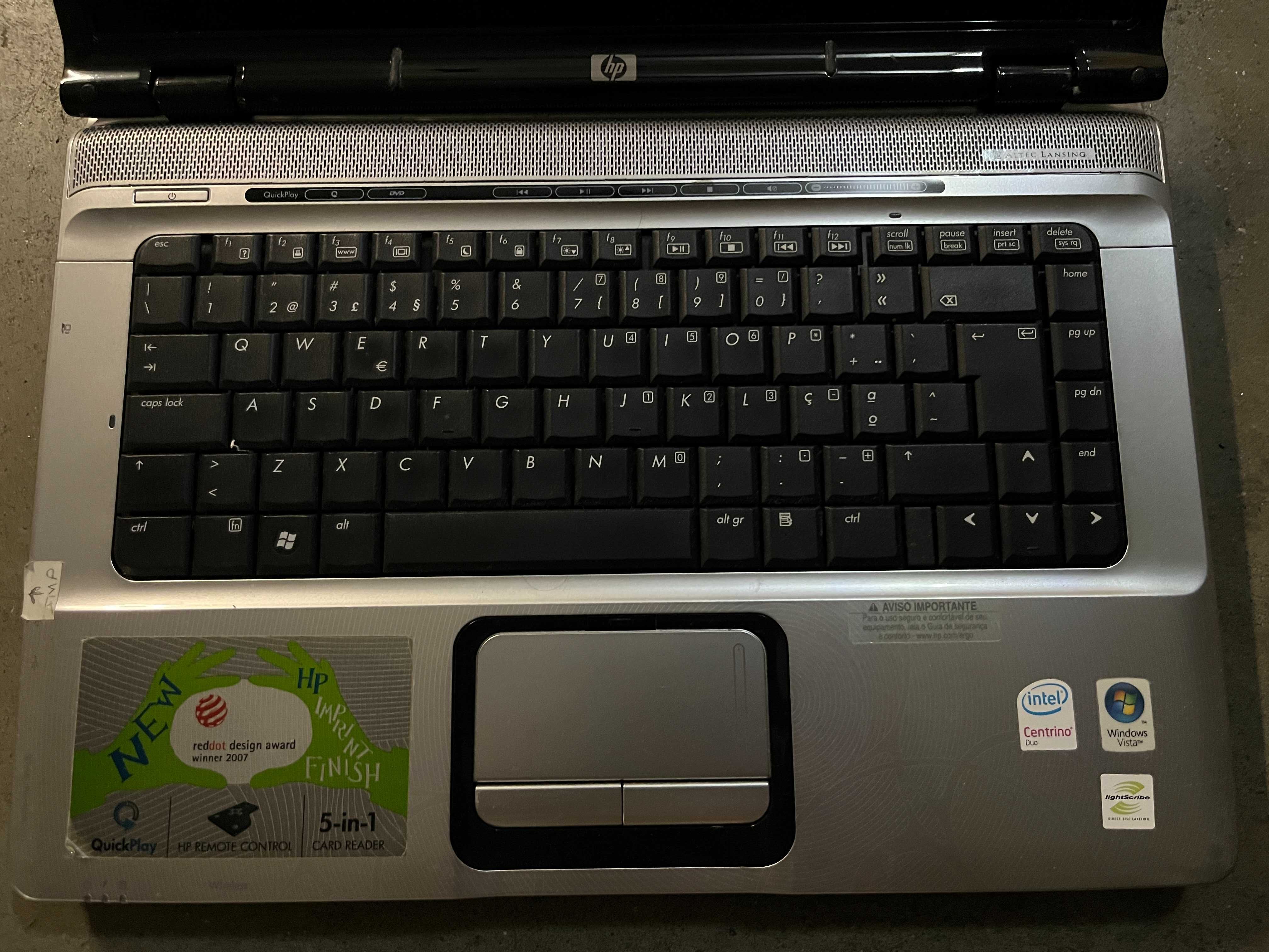 Portatil HP Pavilion dv6500