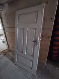 Drzwi wewnętrzne drewniane lata 70 - do renowacji
