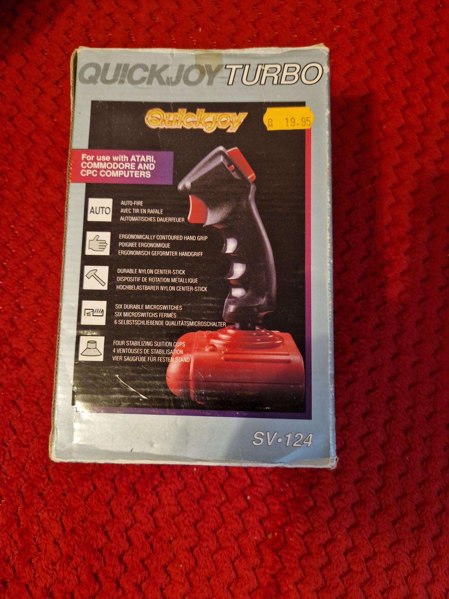 Joystick QuickJoy II Turbo SV-124 – Atari Commodore