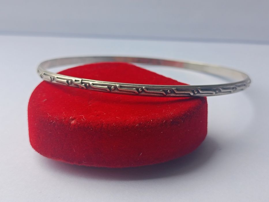 Bransoletka srebrna " Rytosztuka" okrągła SREBRO