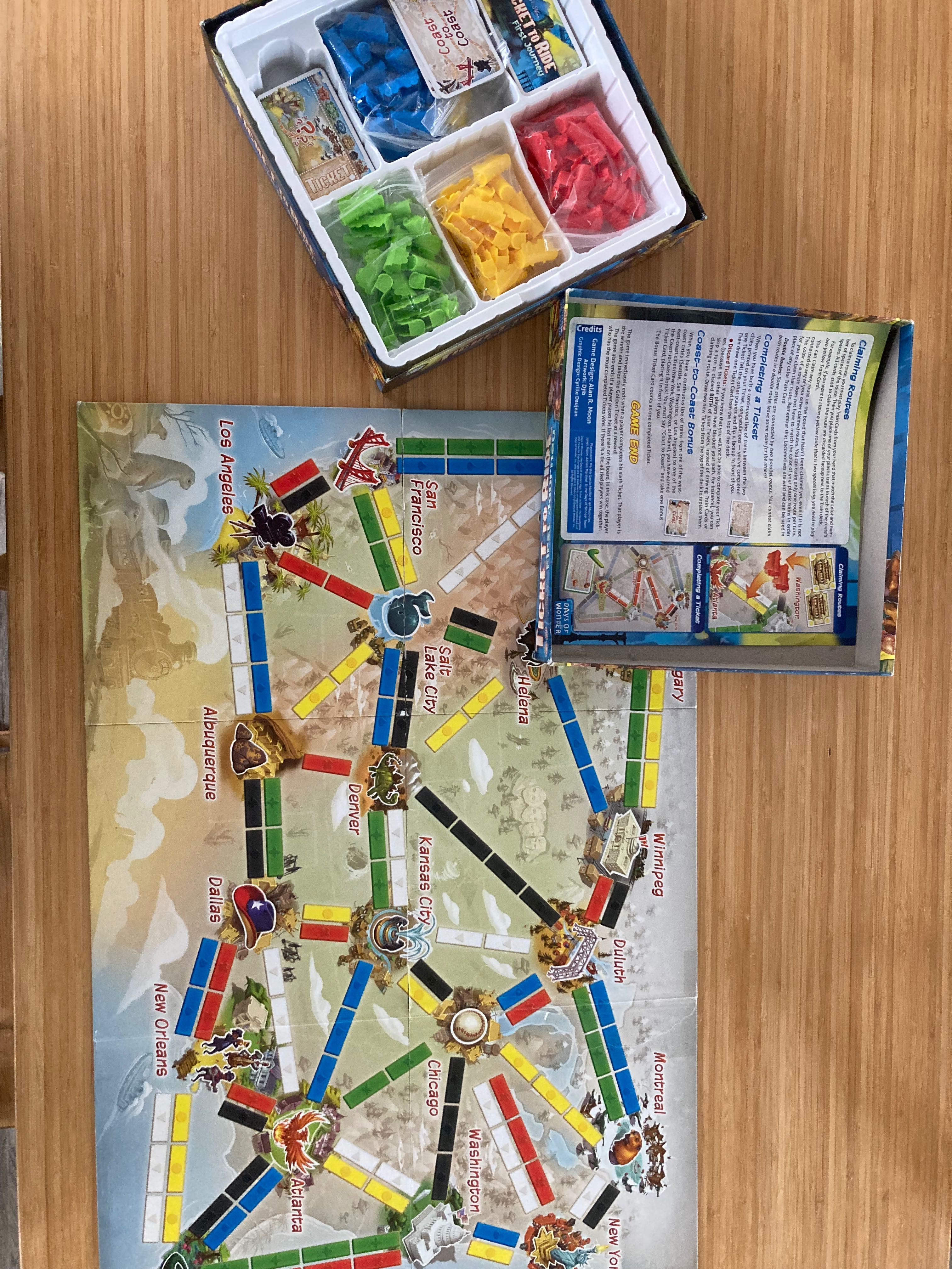 Ticket to Ride—A minha primeira viagem