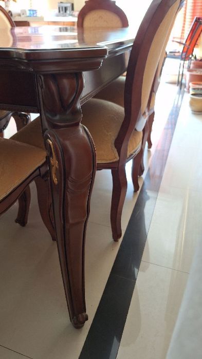 Обідній стіл, стільці- комплект Італія