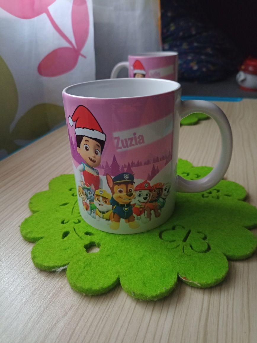 Kubek z imieniem Zuzia Psi patrol
