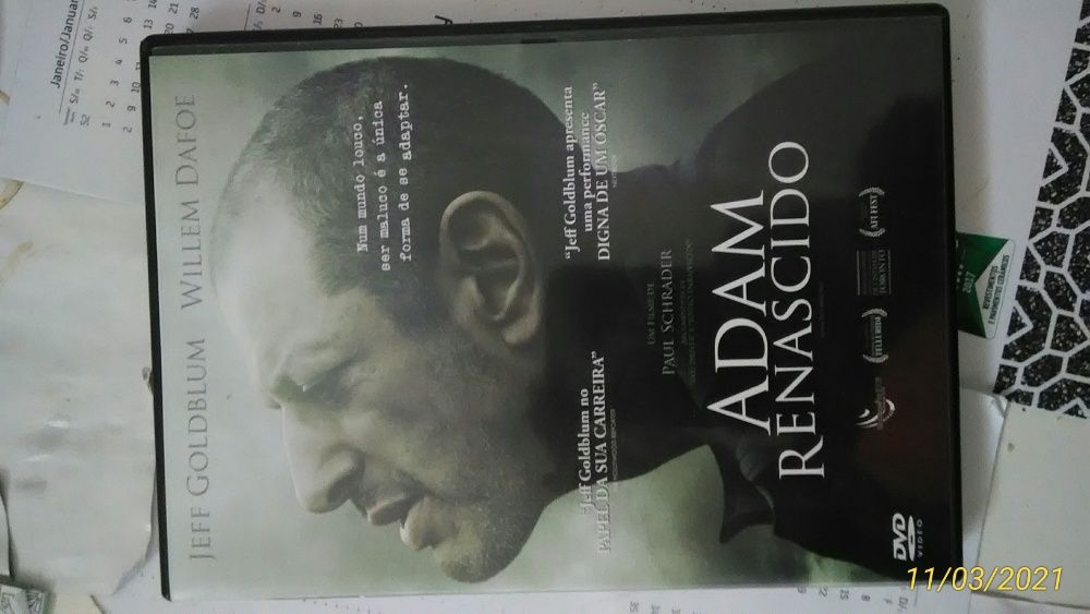 DVD Adam Renascido Jeff Goldblum Willem Dafoe FILME de Paul Schrader