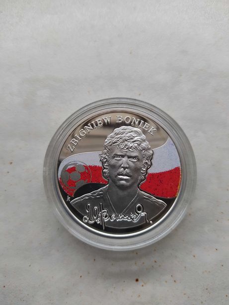moneta 100 dram Zbigniew Boniek