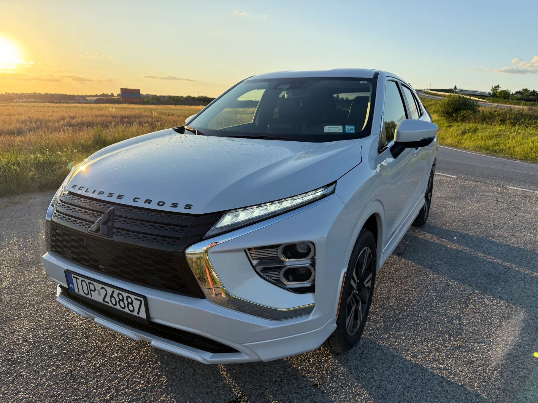 Mitsubishi Eclipse Cross 2023 1.5 T 162km Automat 4X4 czujnik Skóra +Alkantara