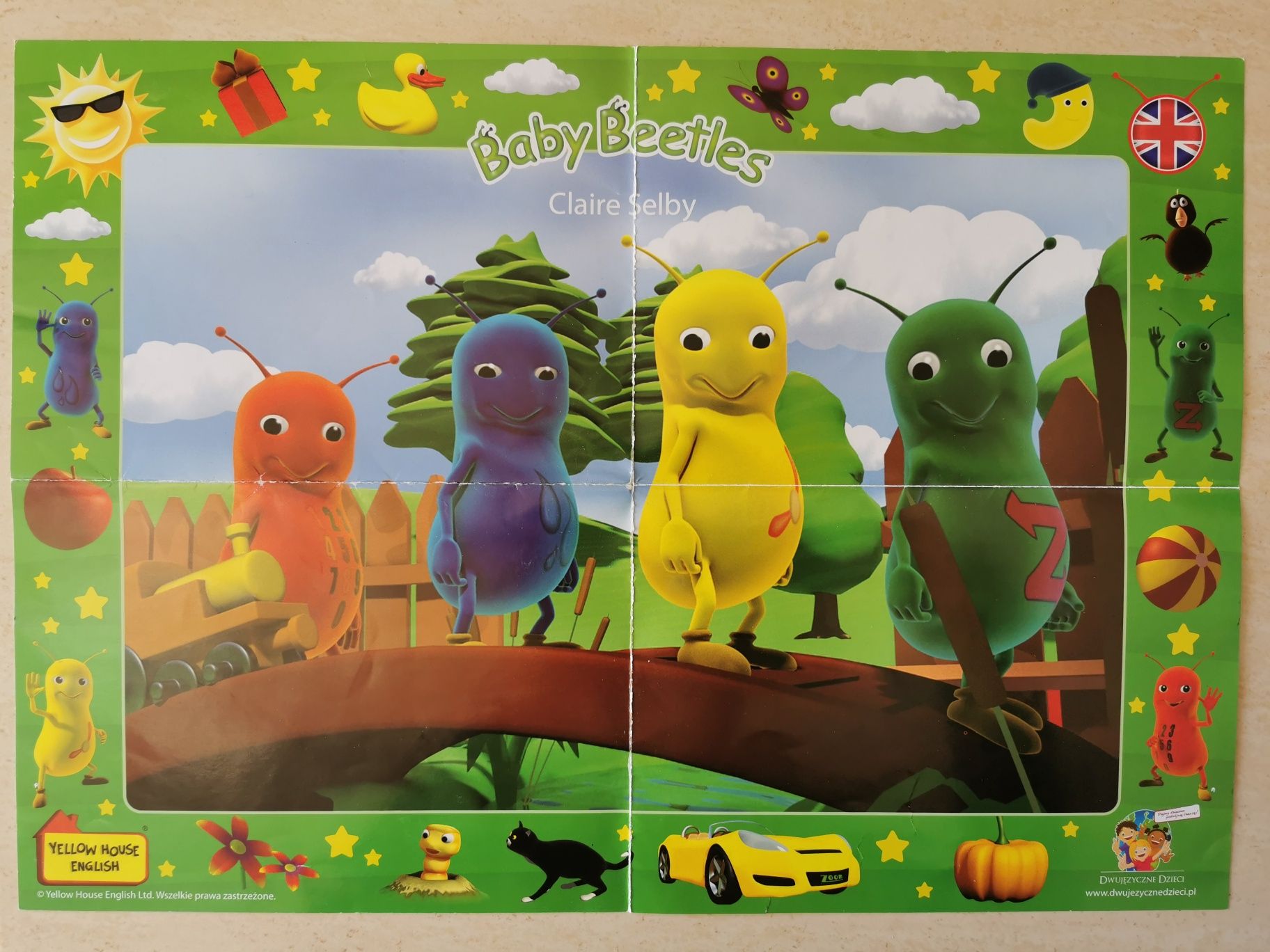 Baby Beetles kurs angielskiego dla najmłodszych 4 CD + 4 DVD