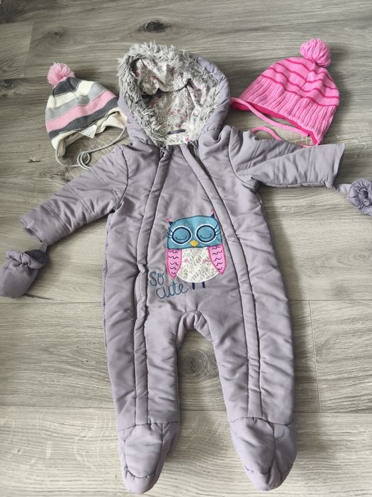 Kombinezon zimowy dla dziewczynki r.74 cool club