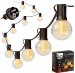 Girlanda Ogrodowa Świetlna 20M 20X Żarówka LED 1W