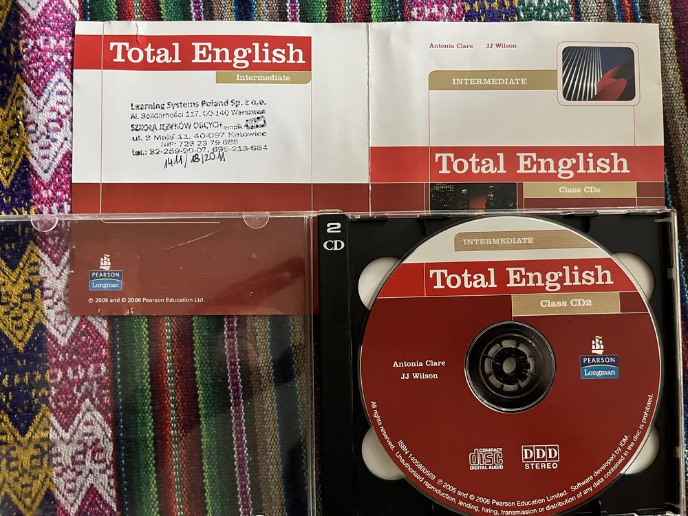 Total English intermediate CD
