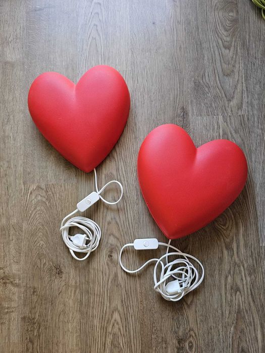 Candeeiro de parede para criança (coração)