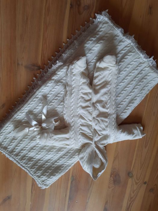 Конверт, чоловічок, плед. Комплект на виписку.