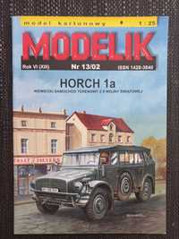 Model Kartonowy Modelik 13/02 HORCH 1a samochód terenowy z II wś