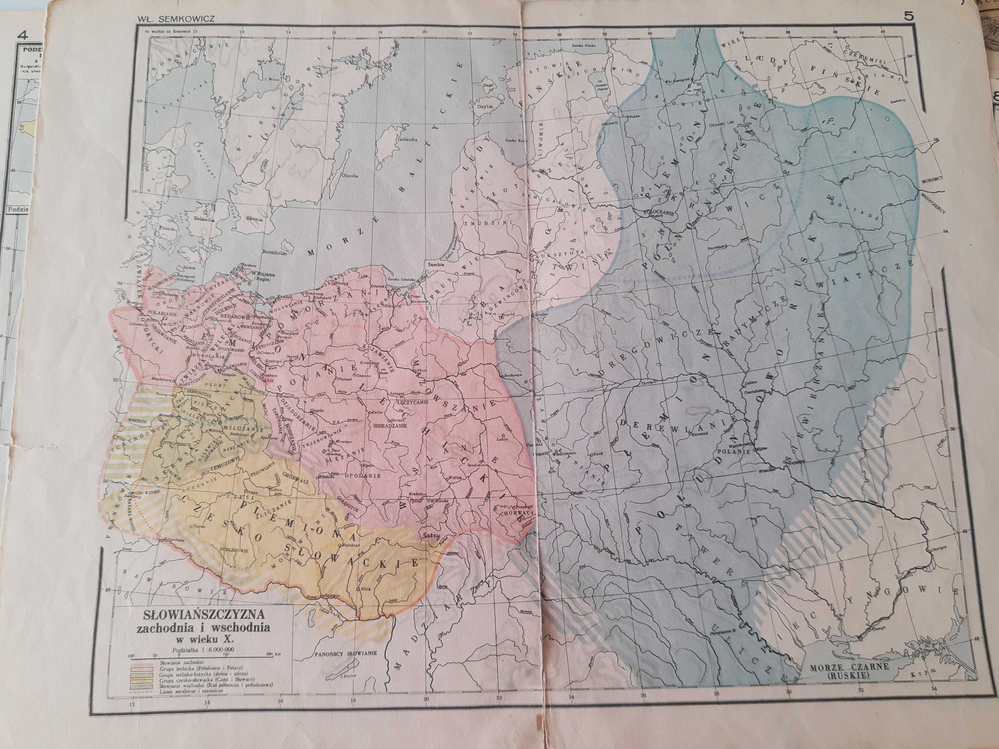 Mały atlas historyczny z 1955 roku