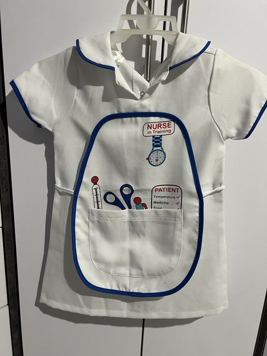 Плаття-халат доктора дитячий 3-4 роки