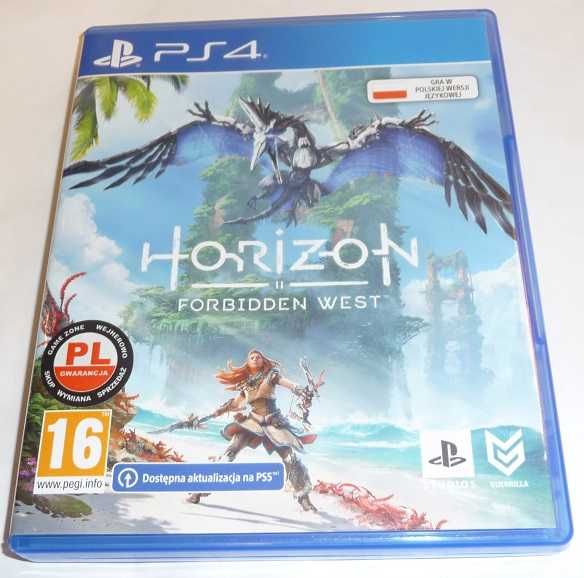 Horizon Forbidden West PS4 + Slim + Pro + PS5 = PŁYTA PL