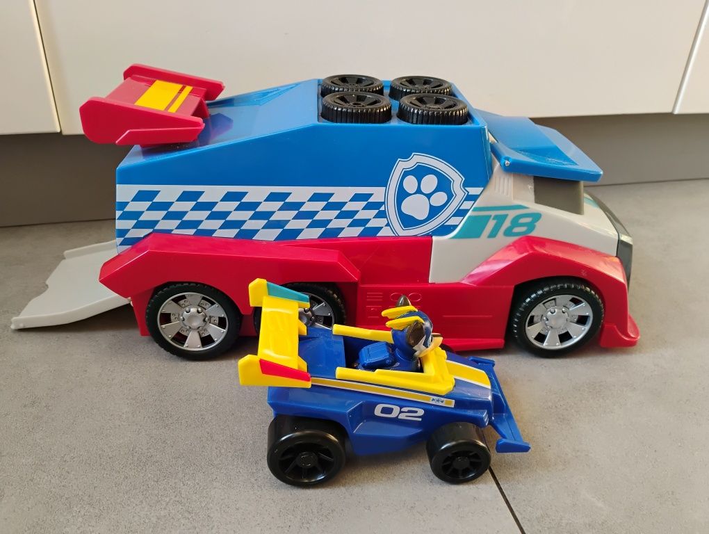 Psi Patrol interaktywny pojazd,rozkładana ciężarówka Chase auto
