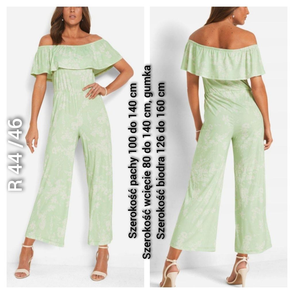 Kombinezon damski plussize hiszpanka xxl 44 46 3xl