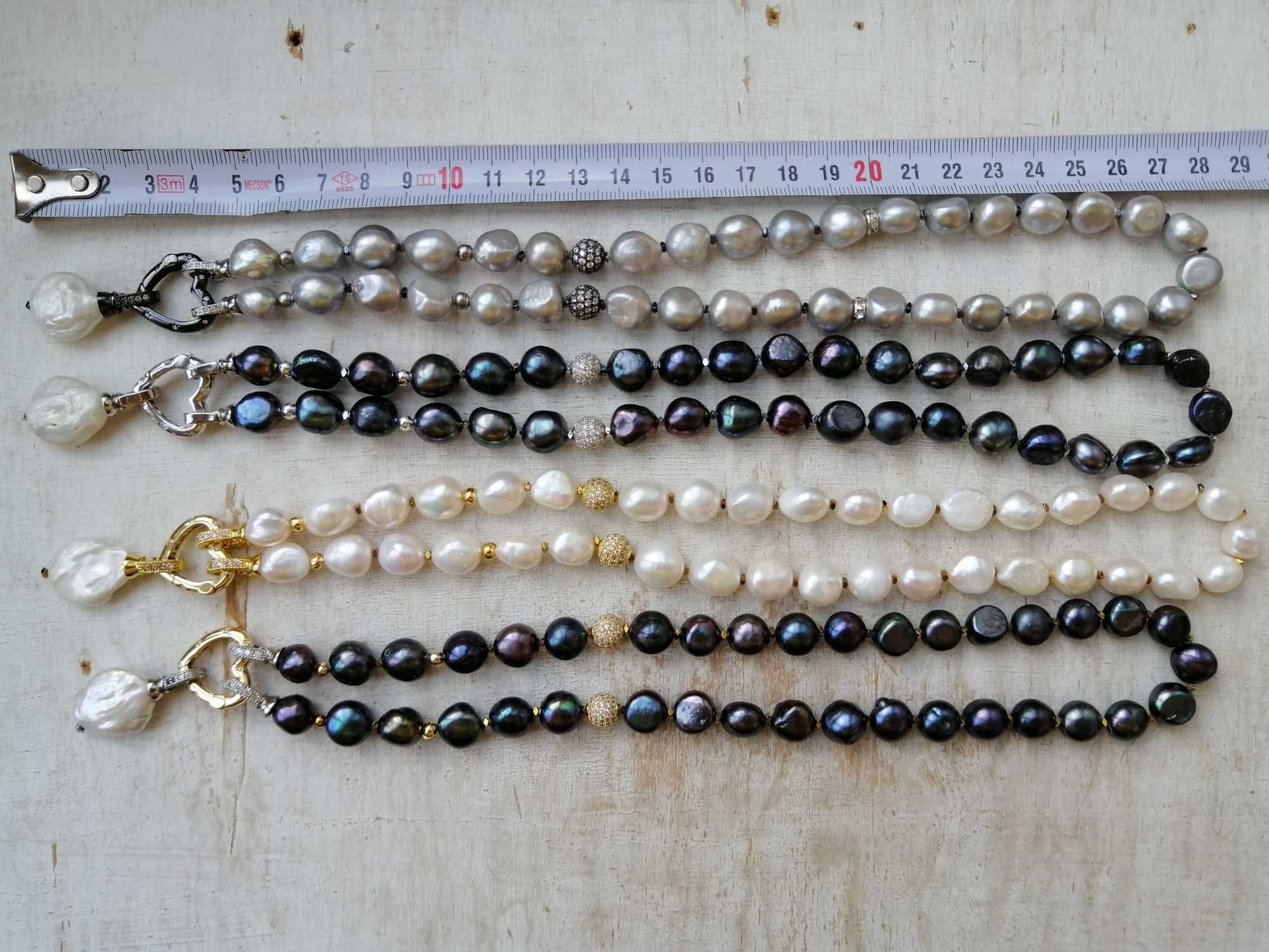Бусы из жемчуга, намисто з перлів,барочный жемчуг,ожерелье
