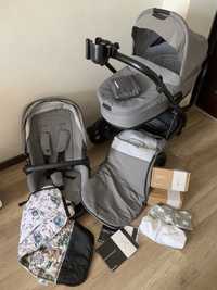 Коляска 2 в 1 Easywalker harvey 2 hull stoun grey