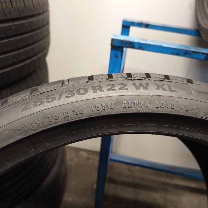4x 285/30r22 Continental TS860S 7mm