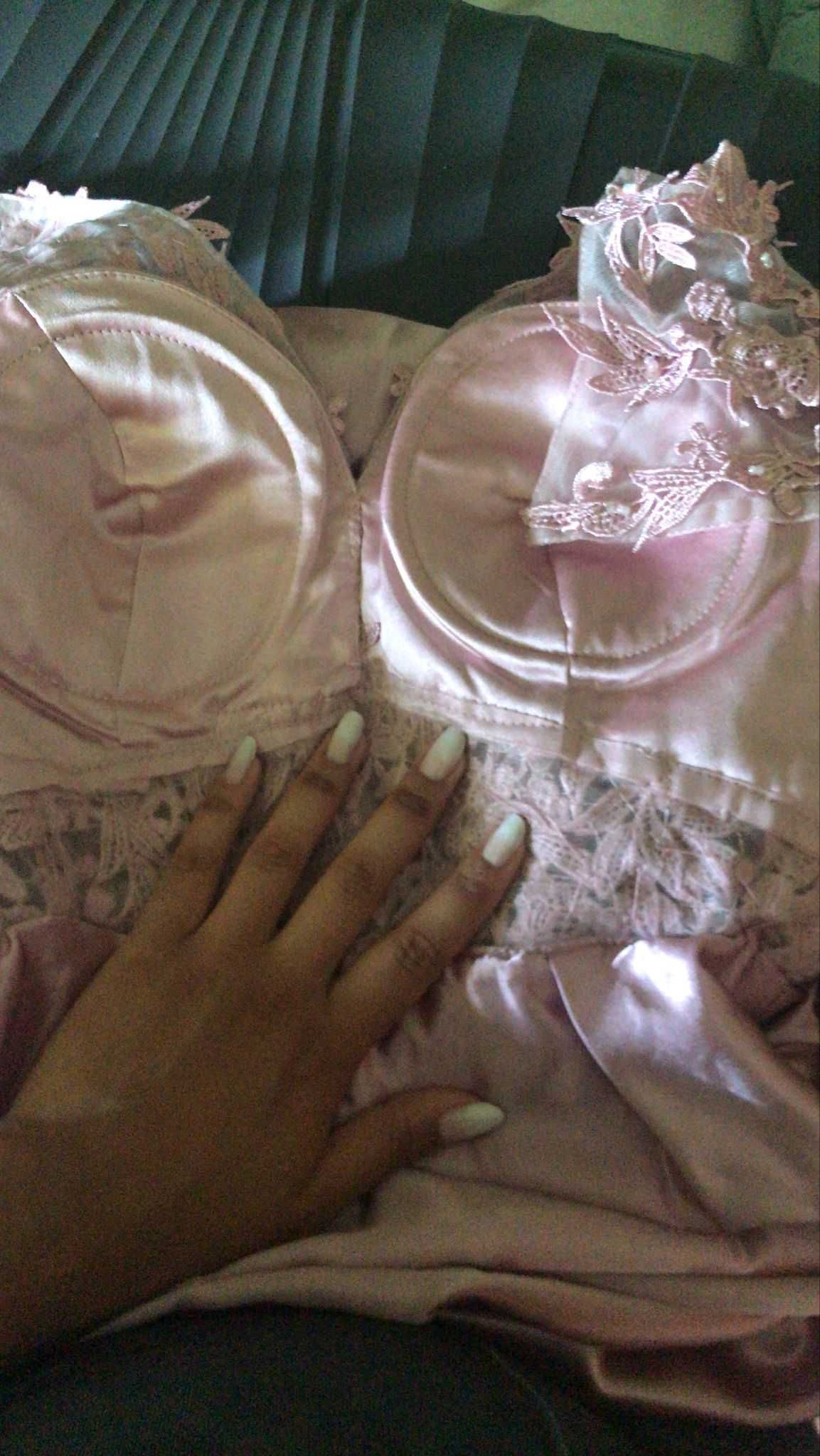 Vestido de Gala rosa velho da IMAGEM